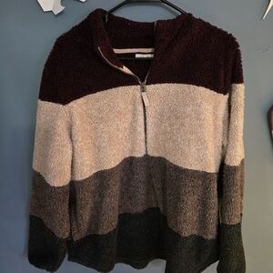 Maurices Deep Red Fleece Pullover